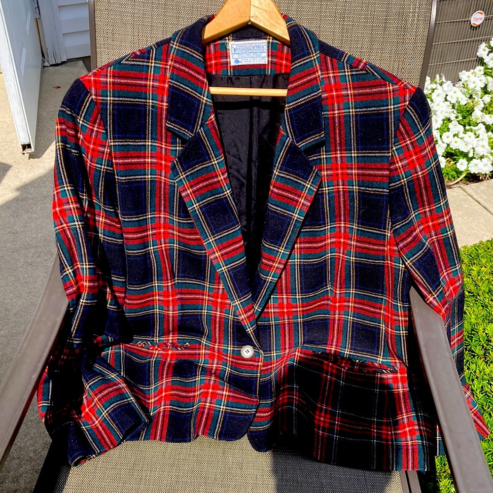 Pendleton Wool Tartan Blazer (44)